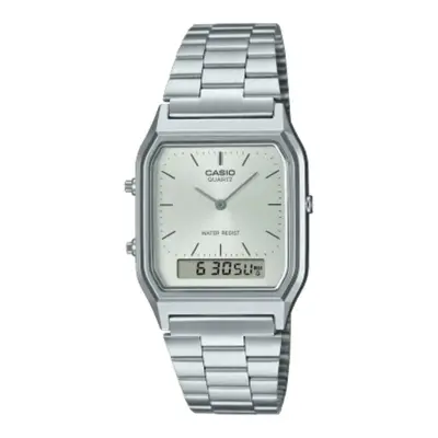 Casio Gents Duo Trendy Colour Dial WR Silver Face Watch - AQ230A-7A