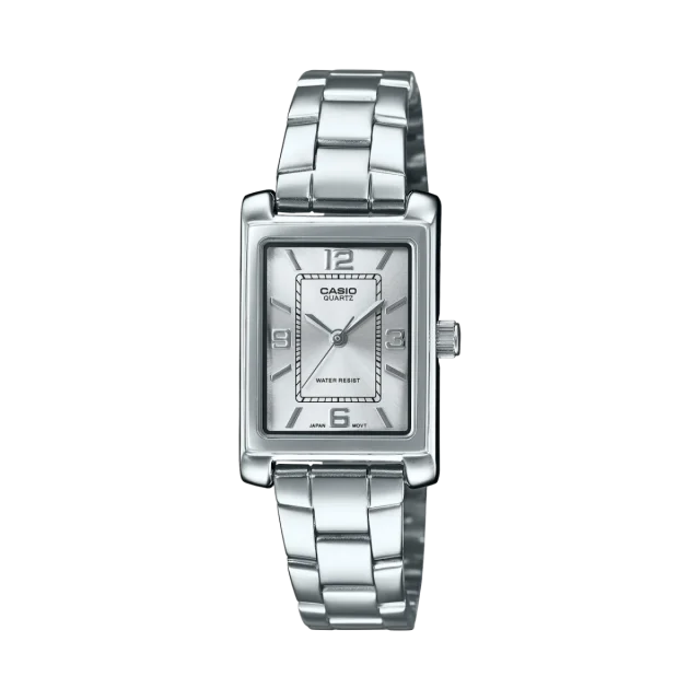 Casio LTP1234DD-7A Ladies Silver Stainless Steel Analog Watch