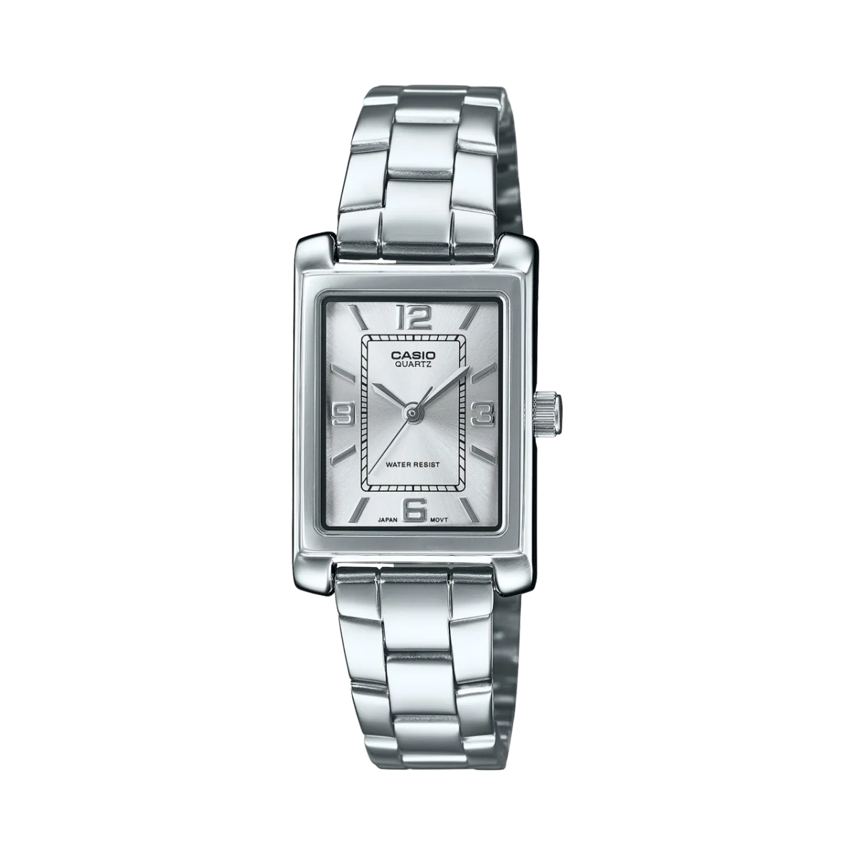 Casio LTP1234DD-7A Ladies Silver Stainless Steel Analog Watch