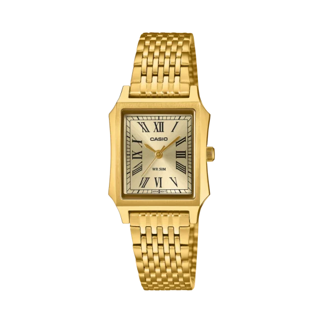 Casio LTPB190G-9B Women's Gold Stainless Steel Analog Watch