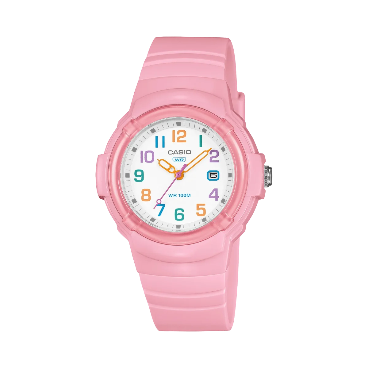 Casio LX800H-4A | Pink Resin Band Watch | 100 M Water Resistant Quartz – LX800H-4A