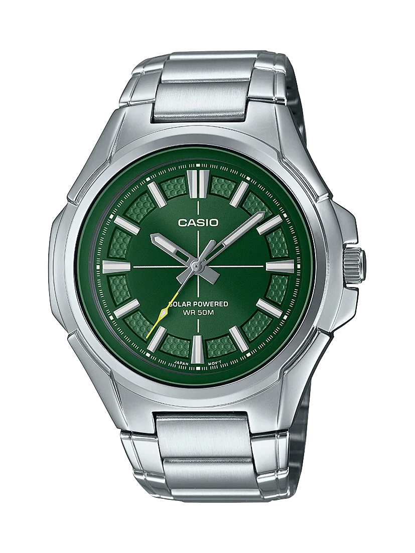 Casio Mens Analog Solar-Powered Watch - MTPRS100D-3A