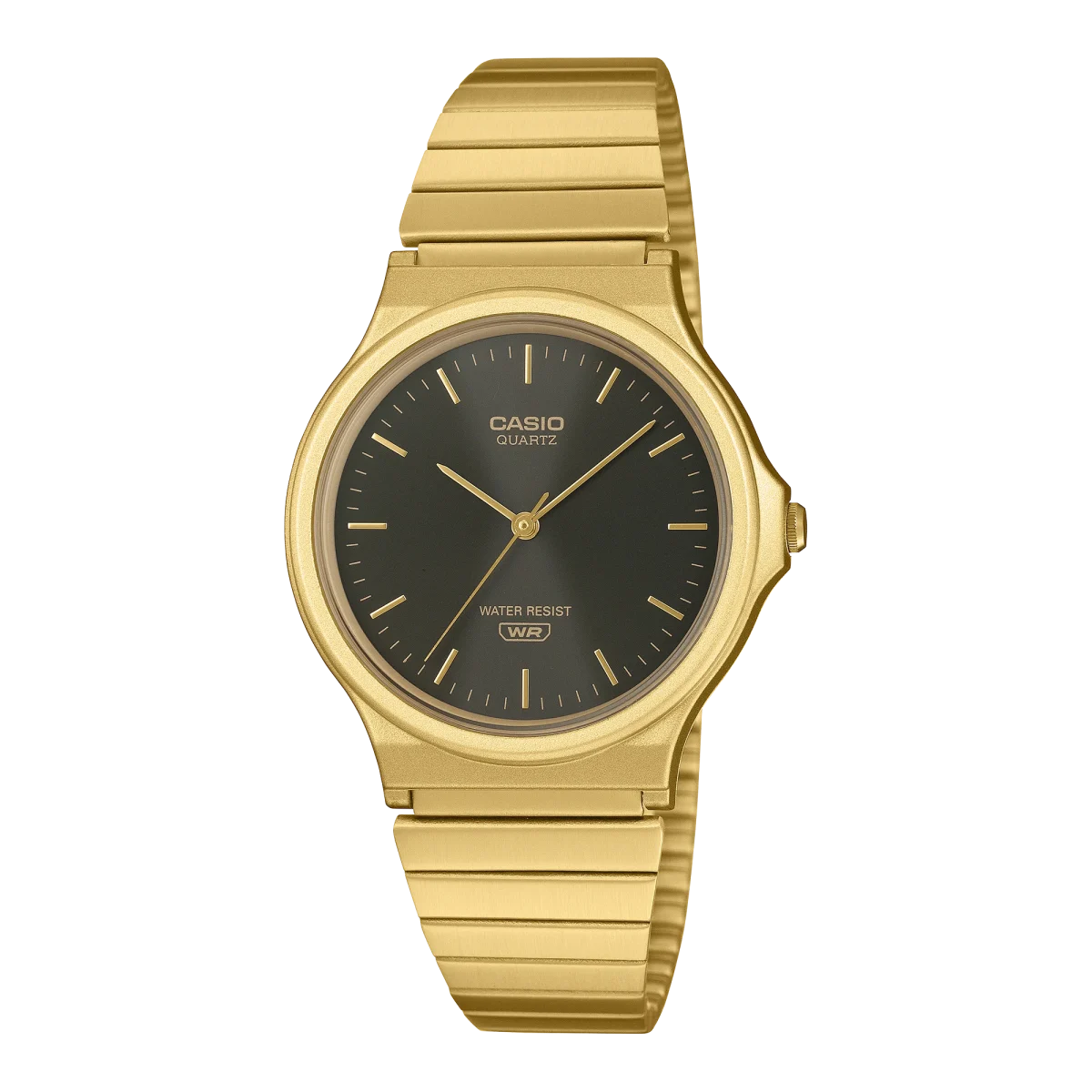 Casio MQ-24GA-1A Gold Tone Stainless Steel Analog Watch