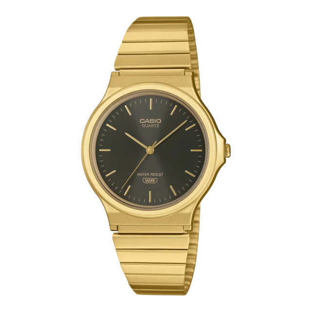 Casio MQ-24GA-1A Gold Tone Stainless Steel Analog Watch