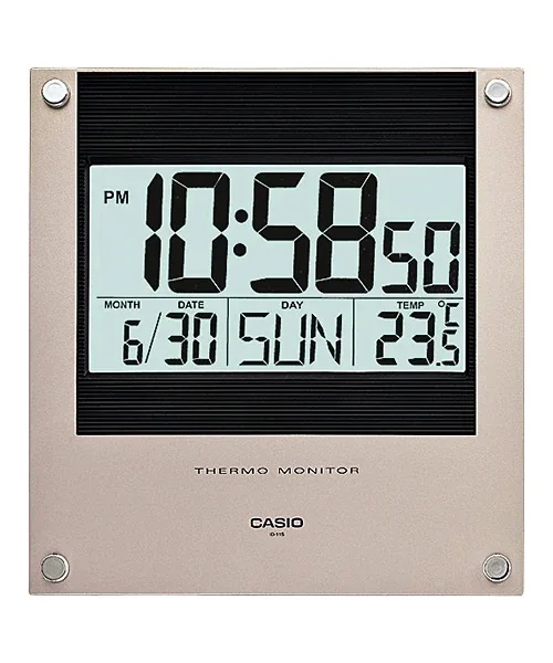Casio Rectangular Digital Wall Clock - ID-11S-1DF