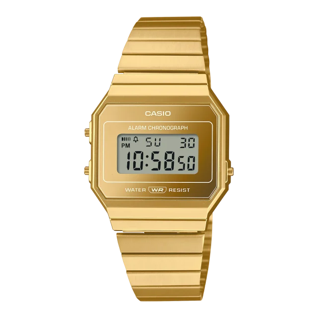 Casio Vintage A700WEVG-9A Gold Digital Watch