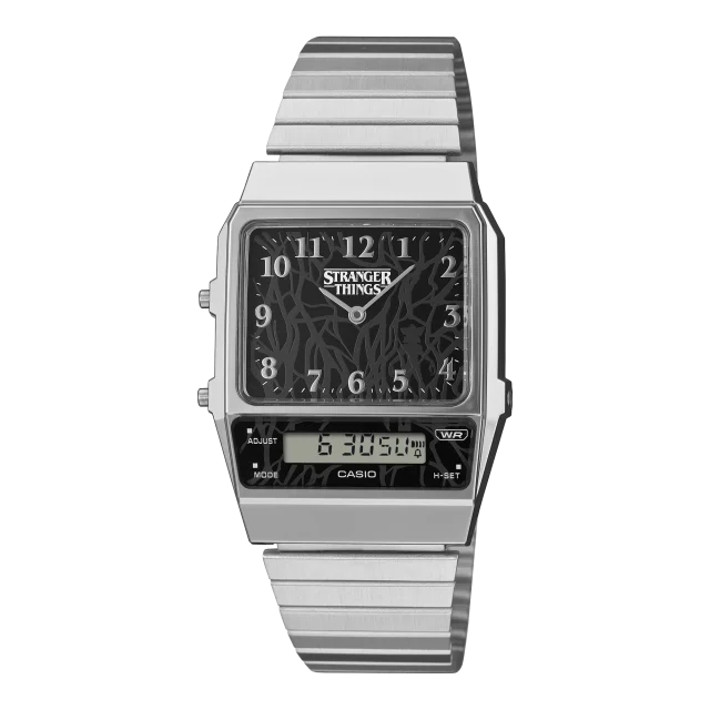 CASIO VINTAGE AQ-800EST-1A Stranger Things™ Collaboration Digital-Analog Watch