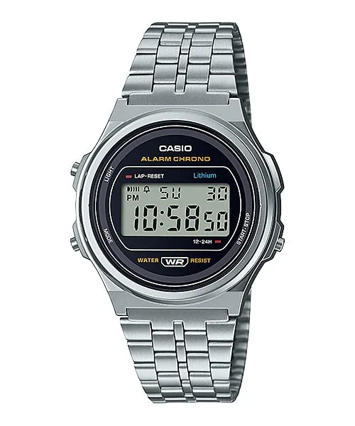 Casio Vintage Digital Round Face - A171WE-1A