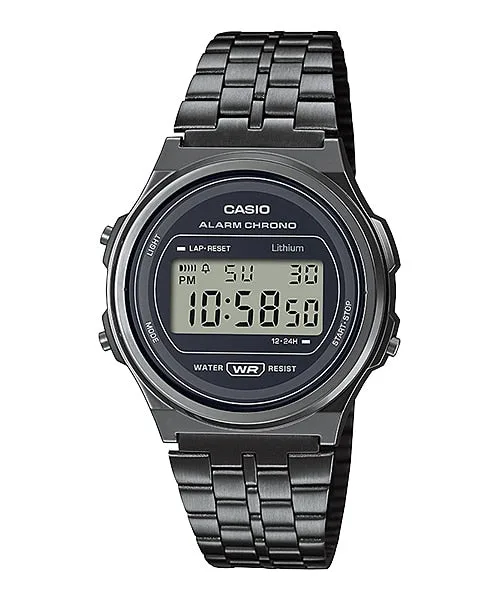 Casio Vintage Digital Round Face - A171WEGG-1A