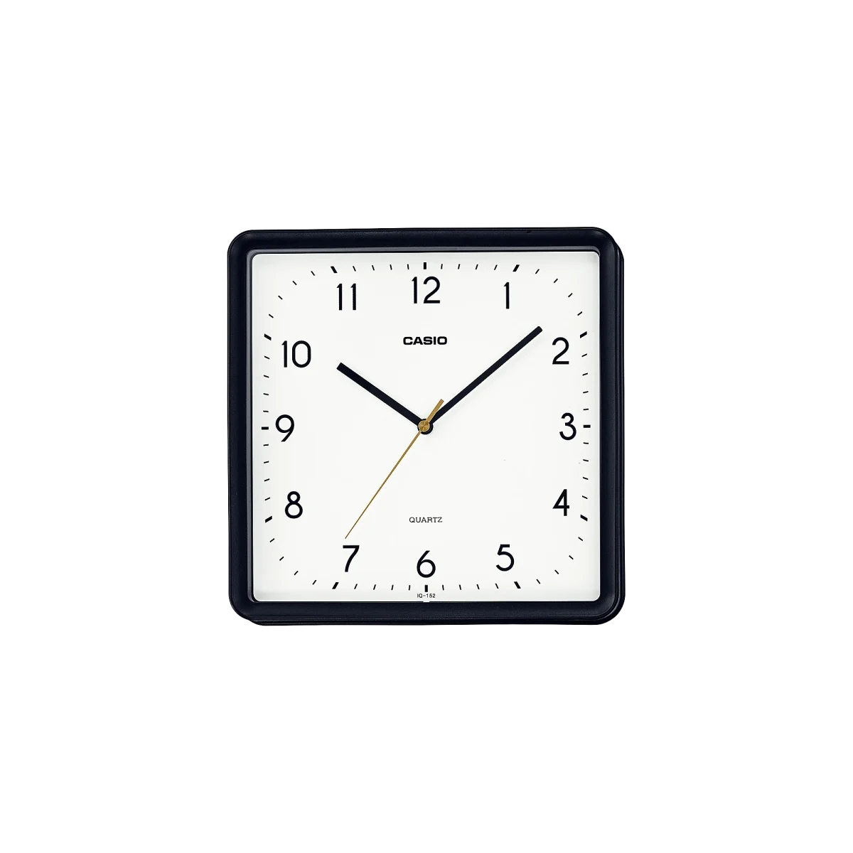Casio White Dial Colour Square IQ-152-1D Black Colour Strap Cord Wall Clock