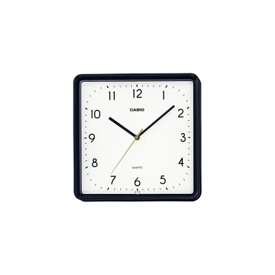Casio White Dial Colour Square IQ-152-1D Black Colour Strap Cord Wall Clock