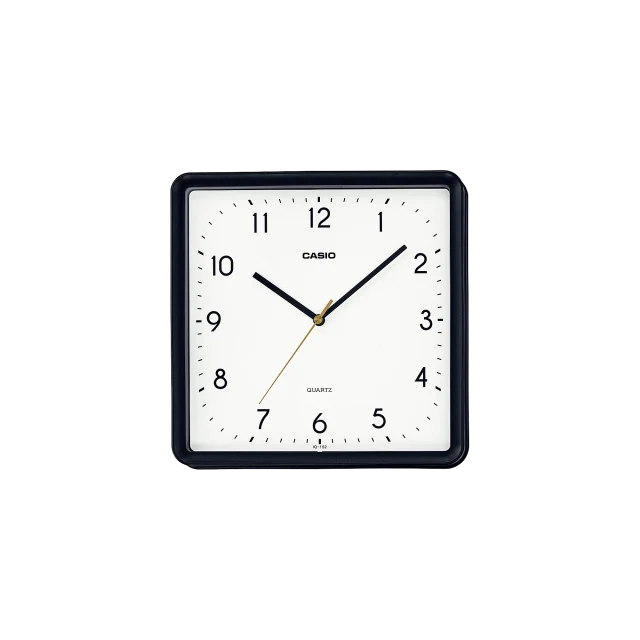 Casio White Dial Colour Square IQ-152-1D Black Colour Strap Cord Wall Clock