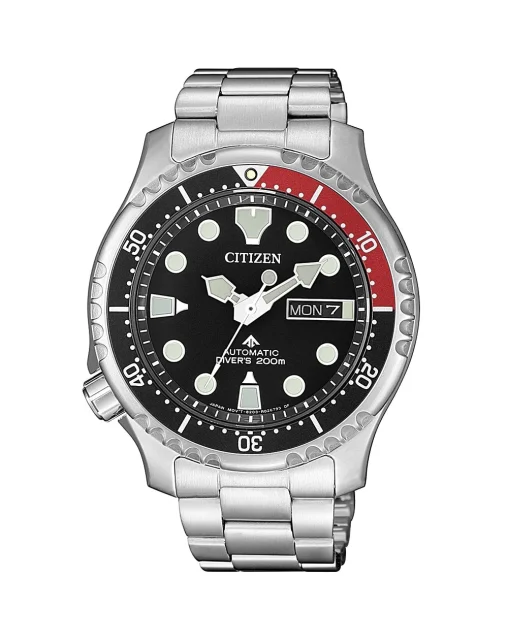 Citizen Automatic Promaster Marine Black Dial Watch - NY0085-86E