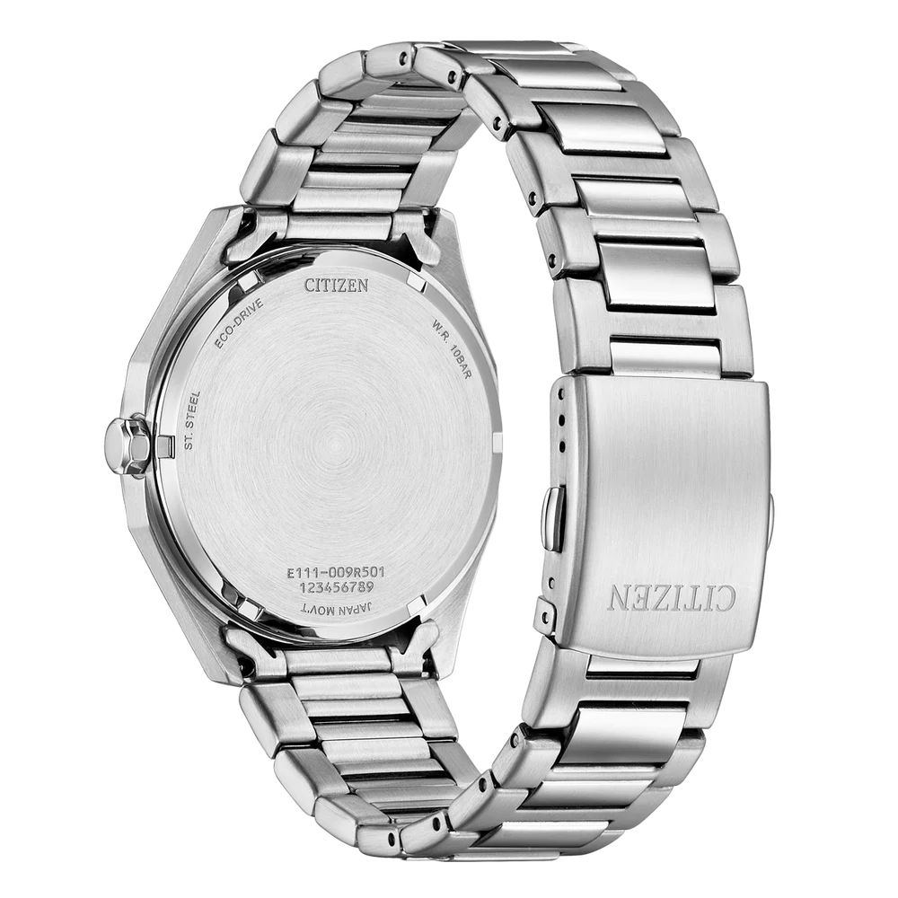 Citizen Eco-Drive BM7630-80Z Men’s Stainless Steel Watch with Orange Dial – Solar Powered, 100m WR