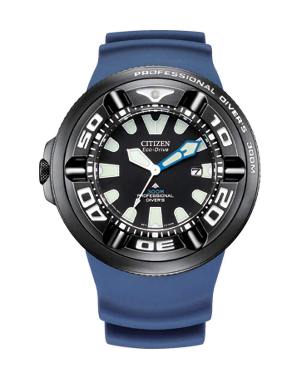 Citizen Eco-Drive Promaster Marine Black Dial 300M WR - BJ8055-04E