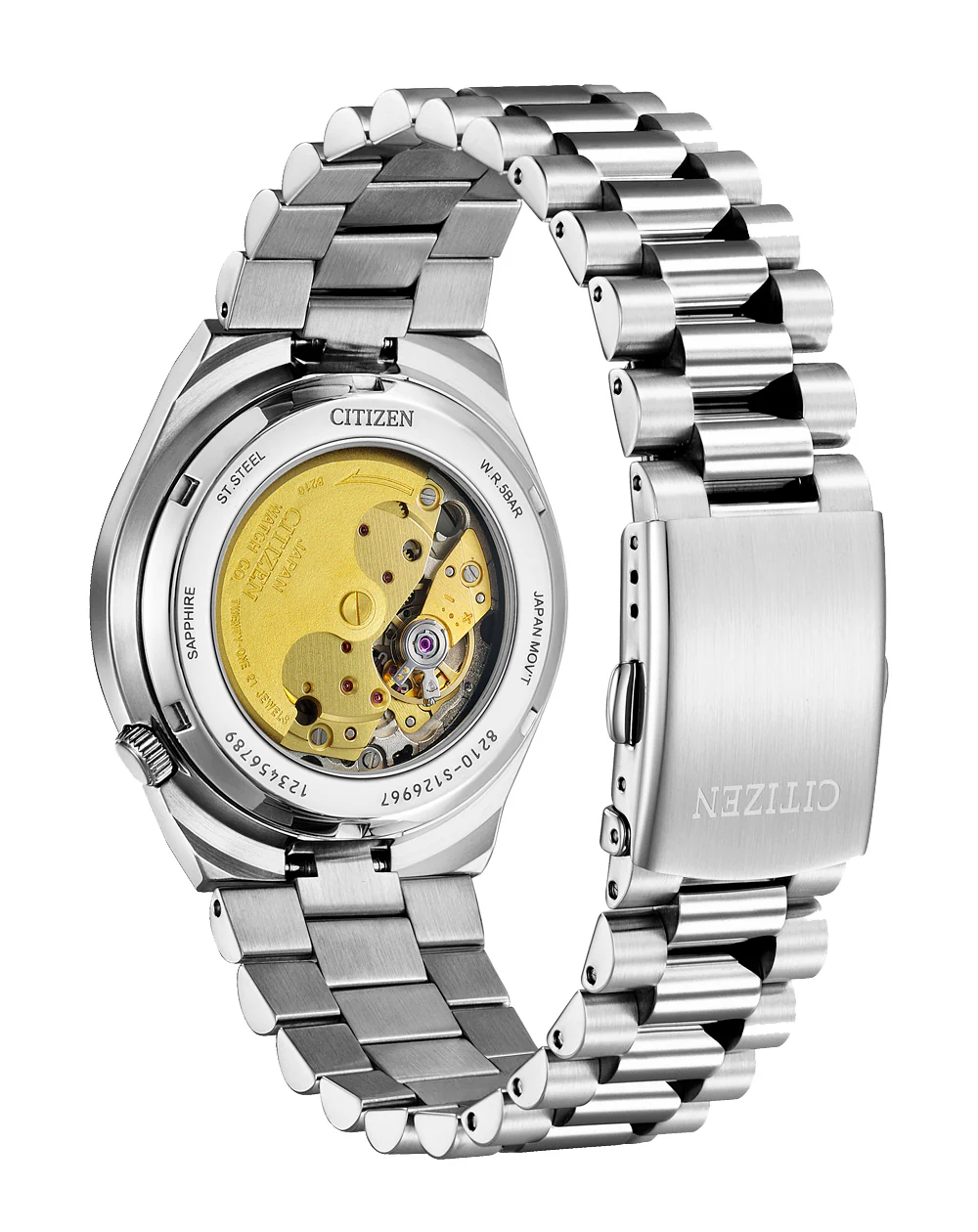 Citizen Gents "TSUYOSA" Automatic Black Dial Watch - NJ0151-53E