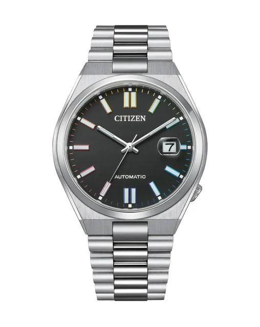 Citizen Gents "TSUYOSA" Automatic Black Dial Watch - NJ0151-53E