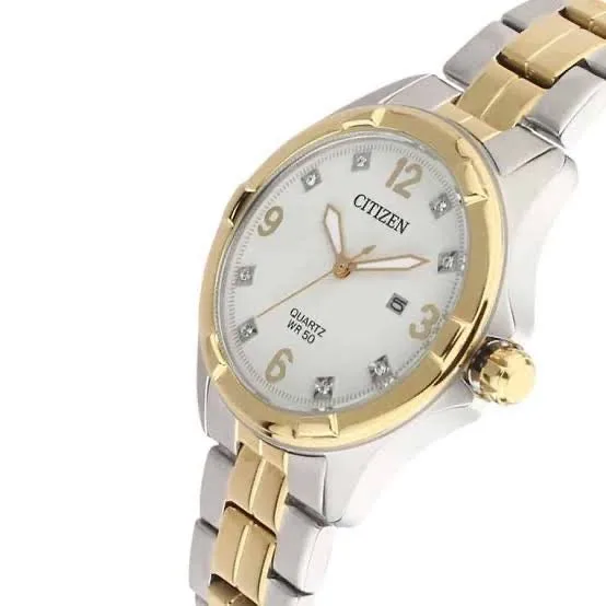 Citizen Ladies Quartz Two Tone Watch - EU6084-57A