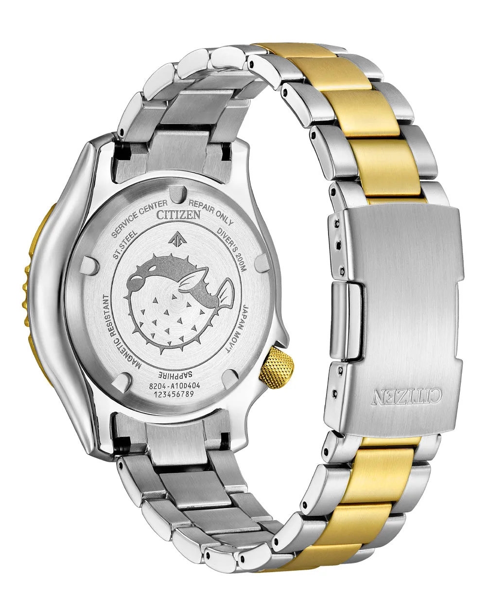 Citizen Promaster Dive Automatic Gents 200M Two Tone Blue Dial Watch - NY0154-51L