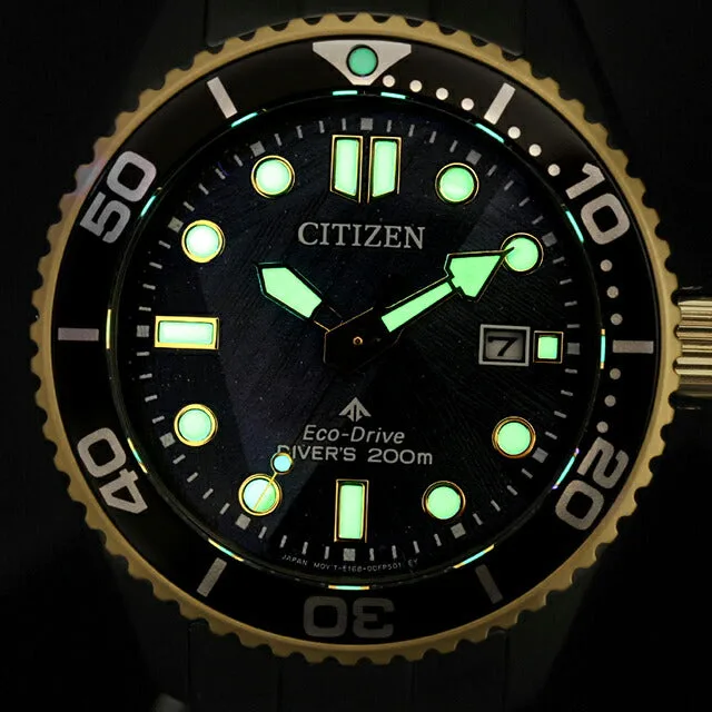 Citizen Promaster Marine Eco-Drive 200M Diver Black Dial Stainless Steel Watch BN0264-53E