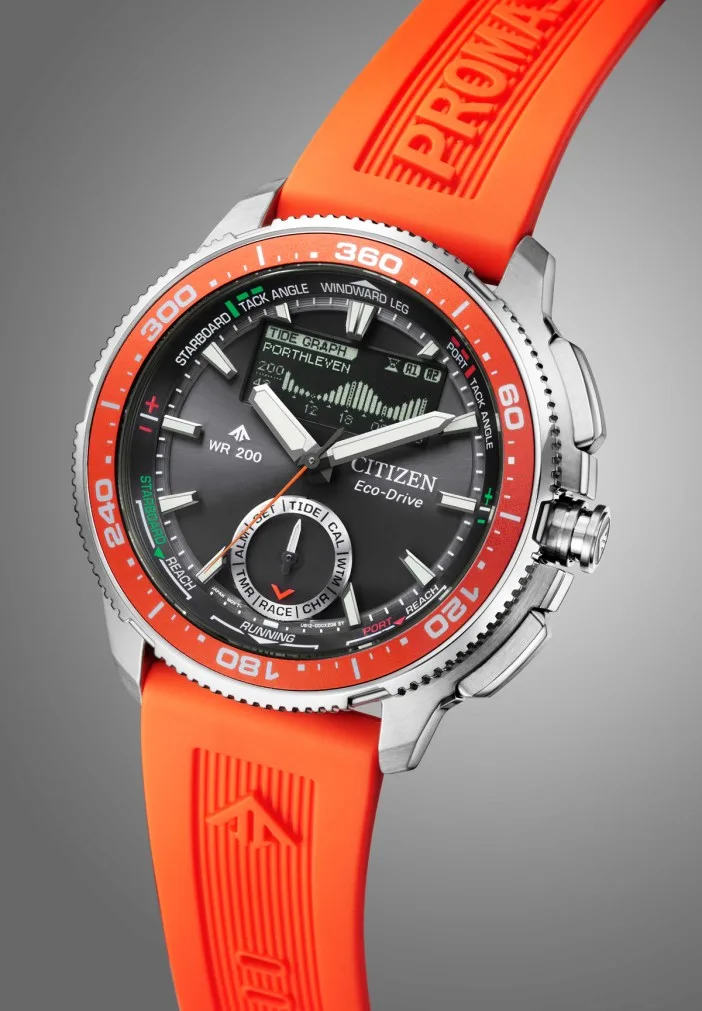 Citizen Promaster Marine Wave Tracker JV3000-13E Eco-Drive Dive Watch – Black Dial | 200M Water Resistant