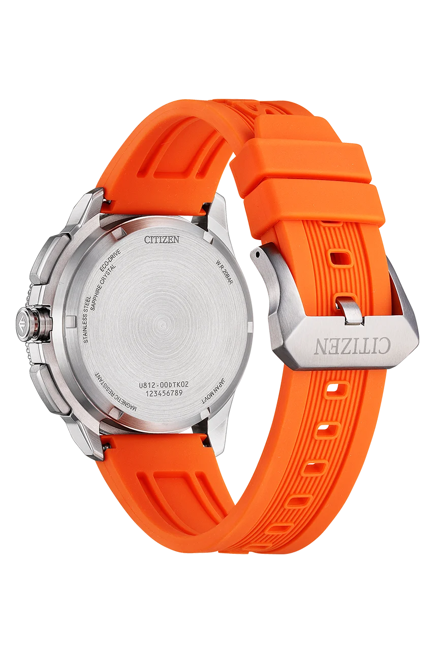 Citizen Promaster Marine Wave Tracker JV3000-13E Eco-Drive Dive Watch – Black Dial | 200M Water Resistant