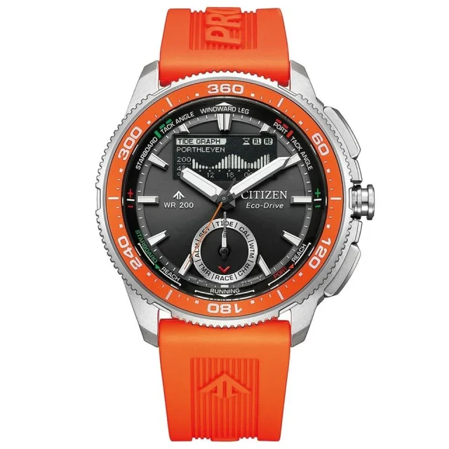 Citizen Promaster Marine Wave Tracker JV3000-13E Eco-Drive Dive Watch – Black Dial | 200M Water Resistant