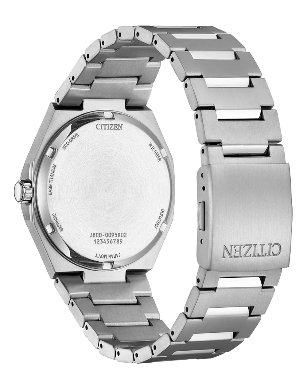Citizen Zenshin Eco-Drive Super Titanium Orange Dial - AW0130-85Z