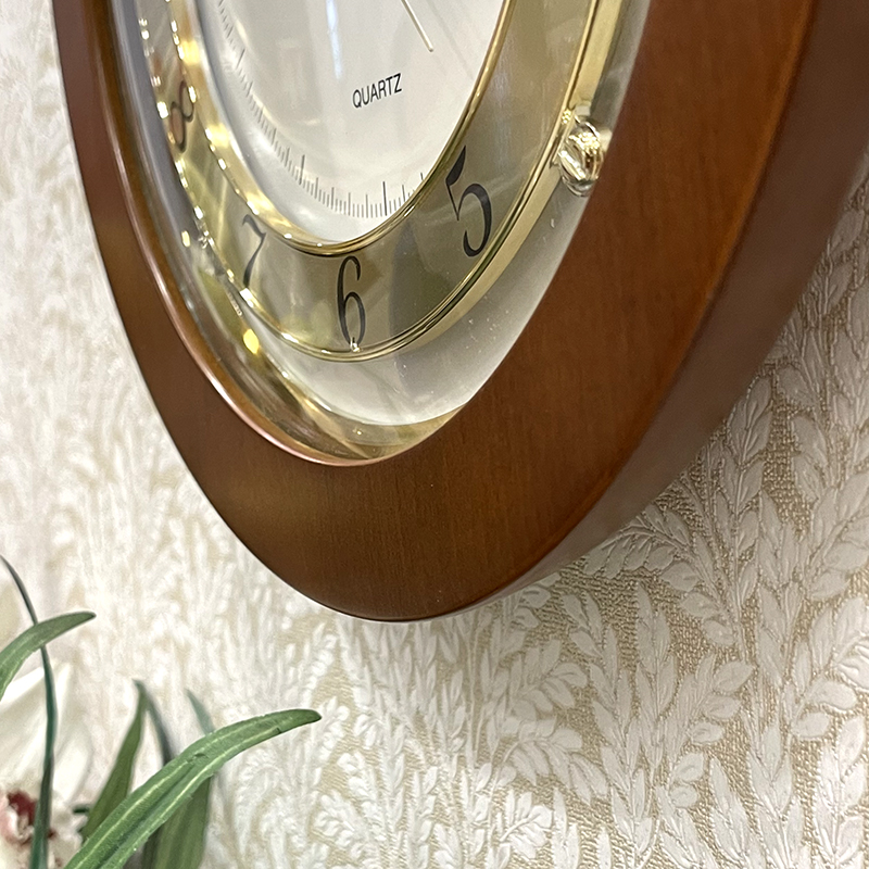 Rhythm Wooden Wall Clock CMG975NR06