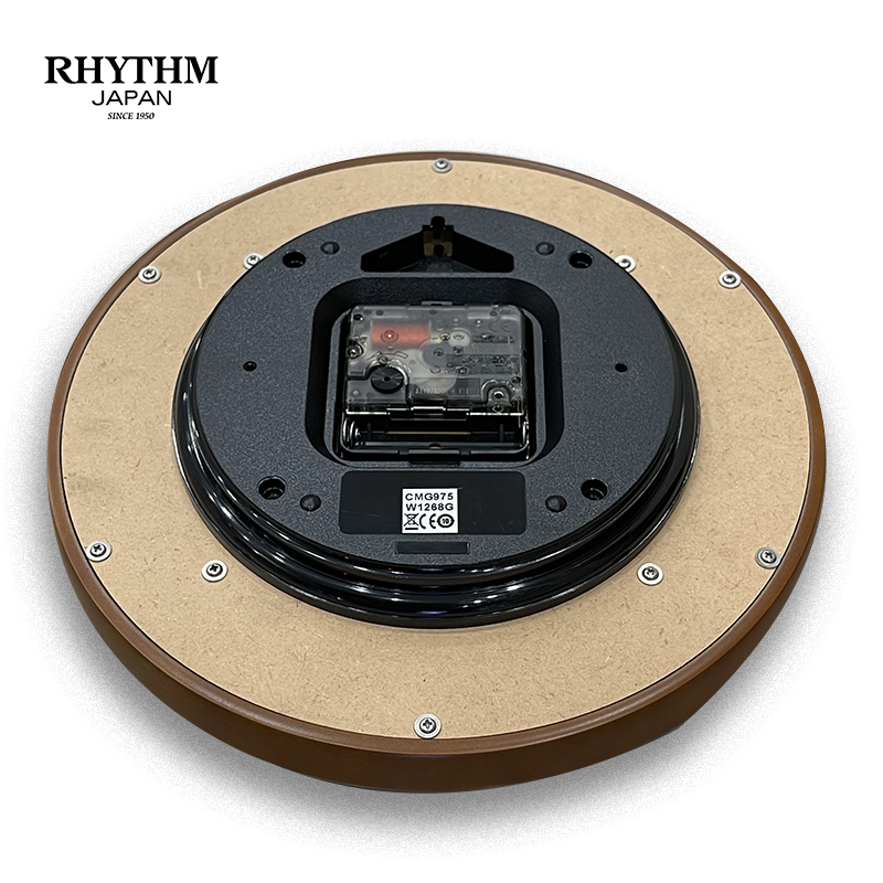 Rhythm Wooden Wall Clock CMG975NR06