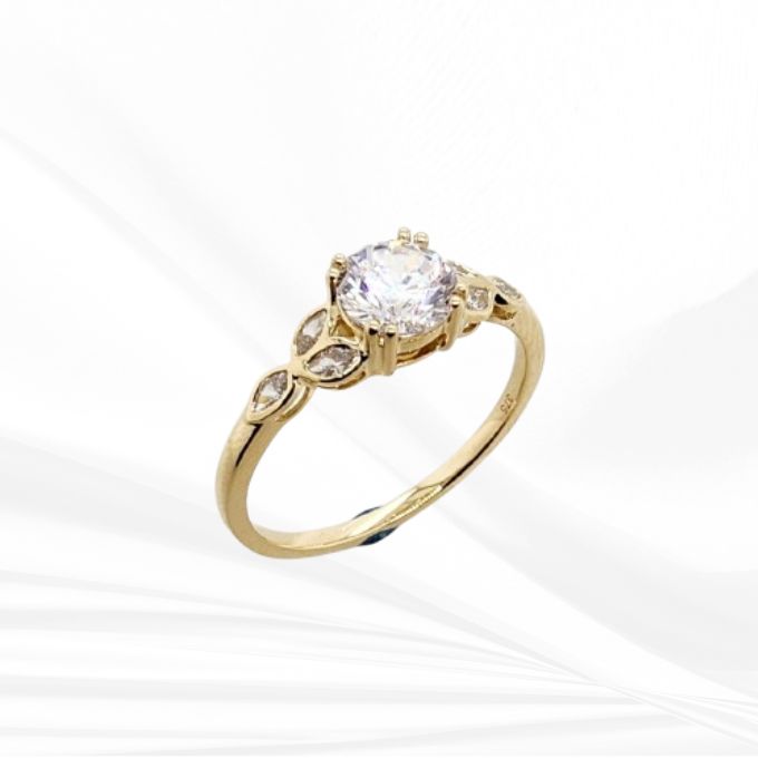 cubic zirconia engagement ring