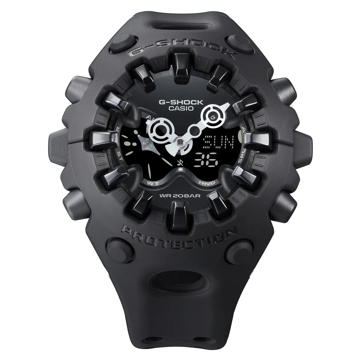 G-Shock Big Case Duel Time Black Case & Band 200m WR - GAV01-1A