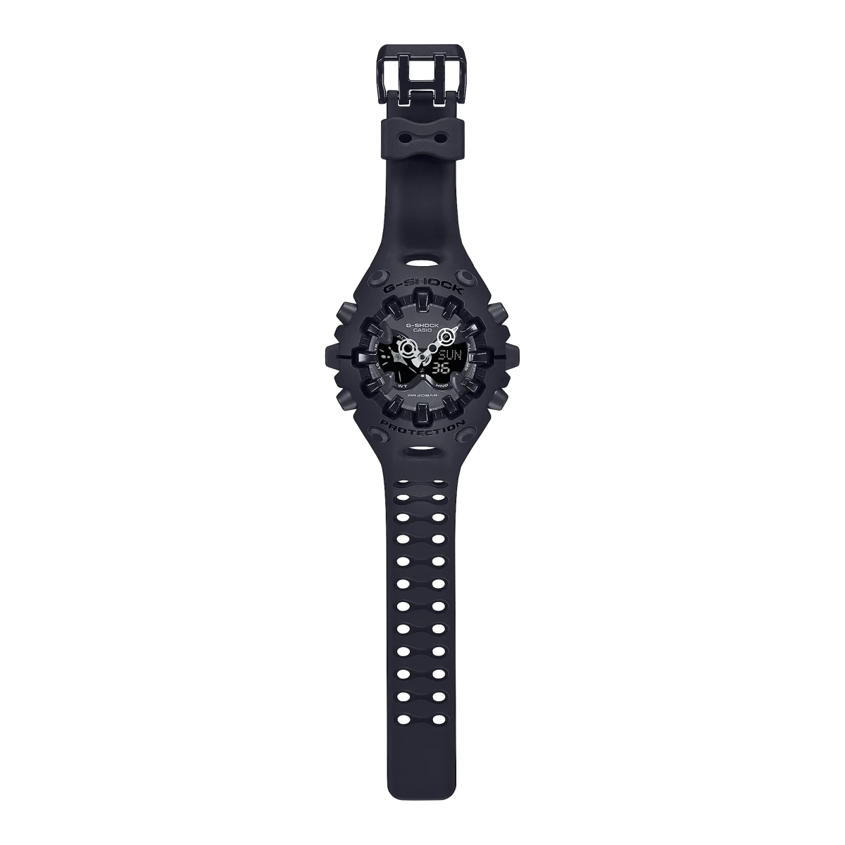 G-Shock Big Case Duel Time Black Case & Band 200m WR - GAV01-1A