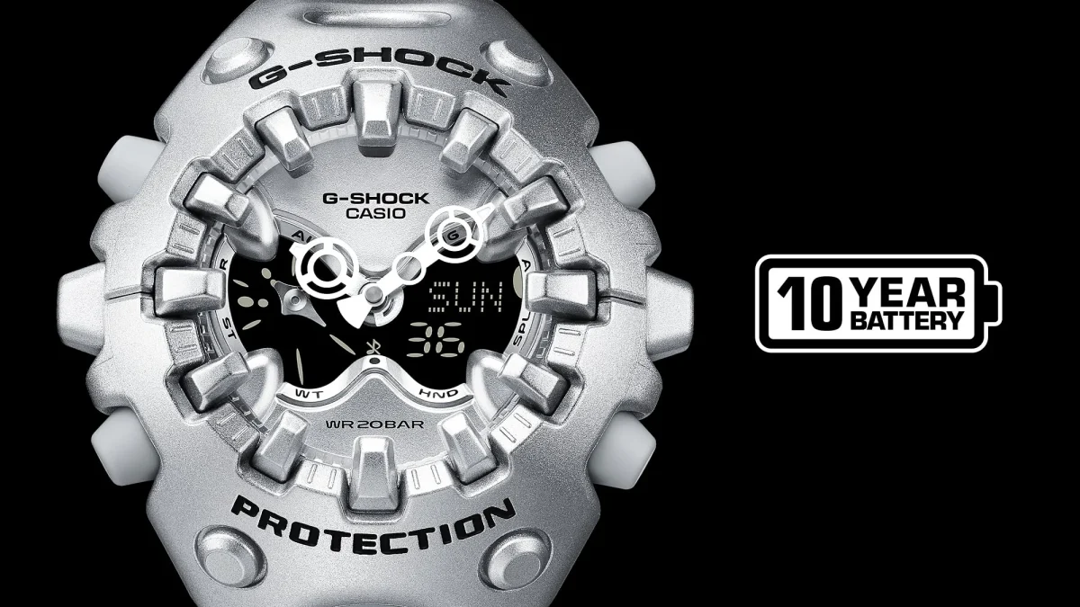 G-Shock Big Case Duel Time Purple Case & Band 200m WR - GAV01-2A