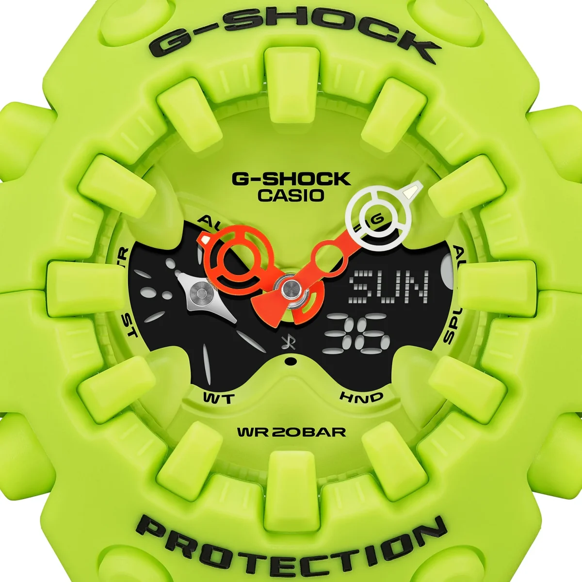 G-Shock Big Case Duel Time Green Case & Band 200m WR - GAV01-9A
