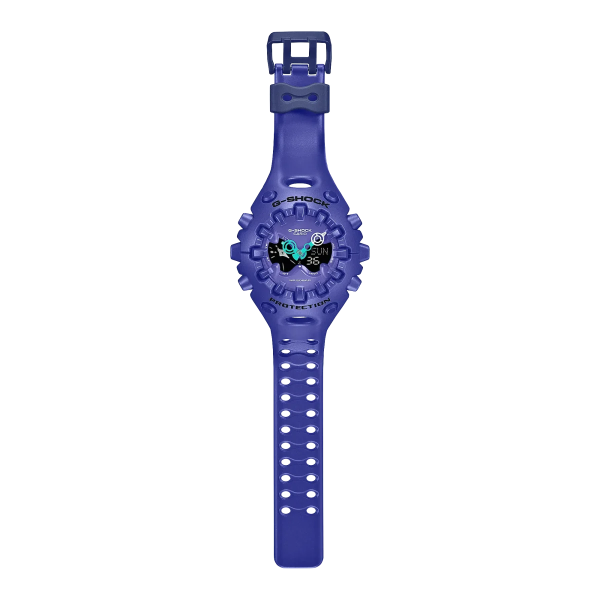 G-Shock Big Case Duel Time Purple Case & Band 200m WR - GAV01-2A