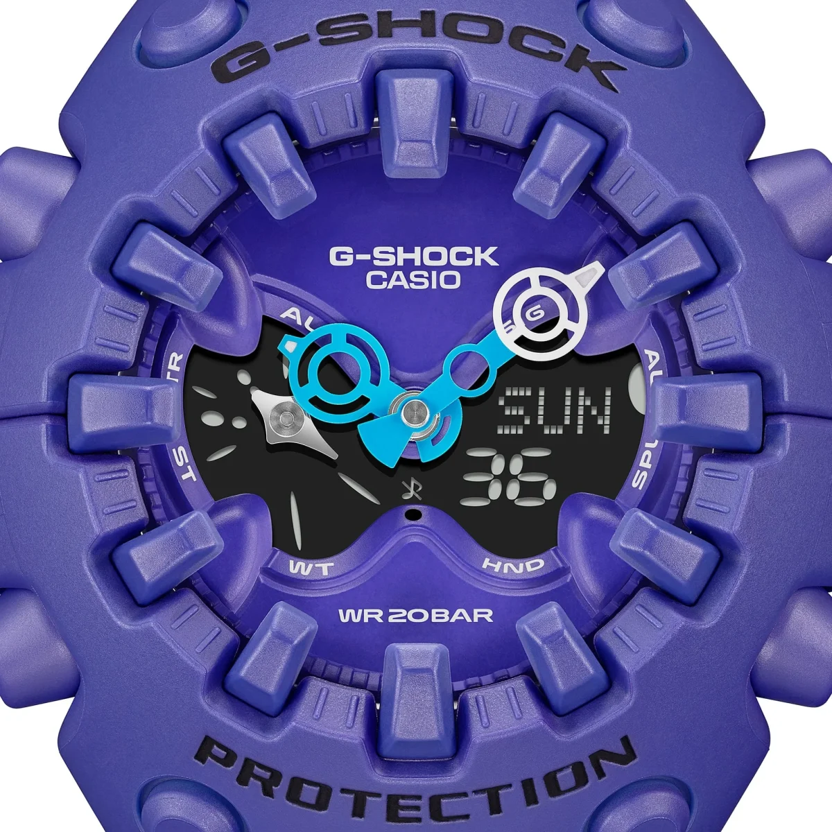 G-Shock Big Case Duel Time Purple Case & Band 200m WR - GAV01-2A
