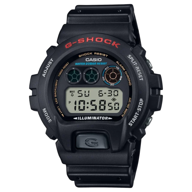 G-Shock Digital 200M WR Black Case & Band - DW6900U-1D