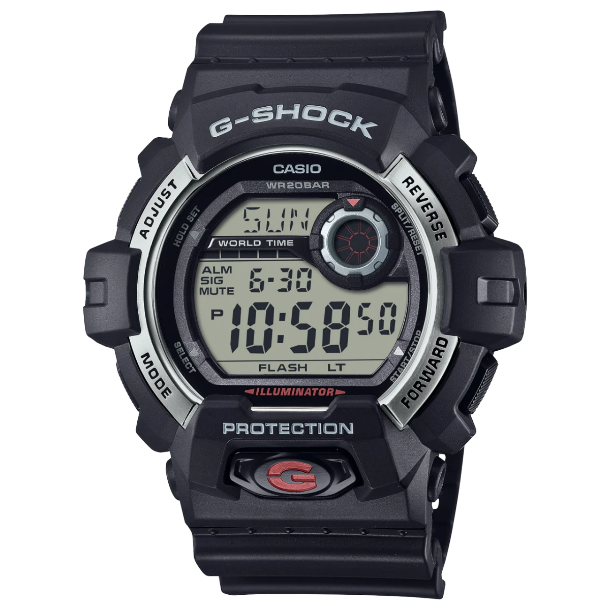 G-SHOCK Digital 200M WR, Black Case & Band - G8900S-1D