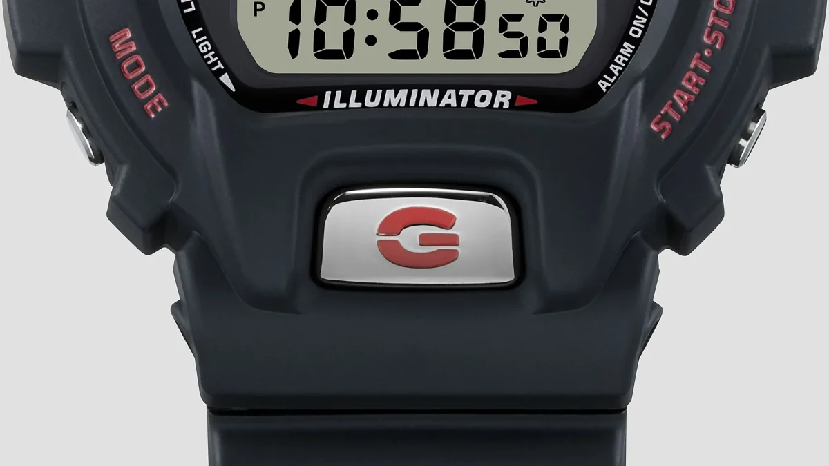 G-Shock Digital 6900 Series 30 Year Anniversary Black Case & Band, 200M WR - DW6900TR-1D