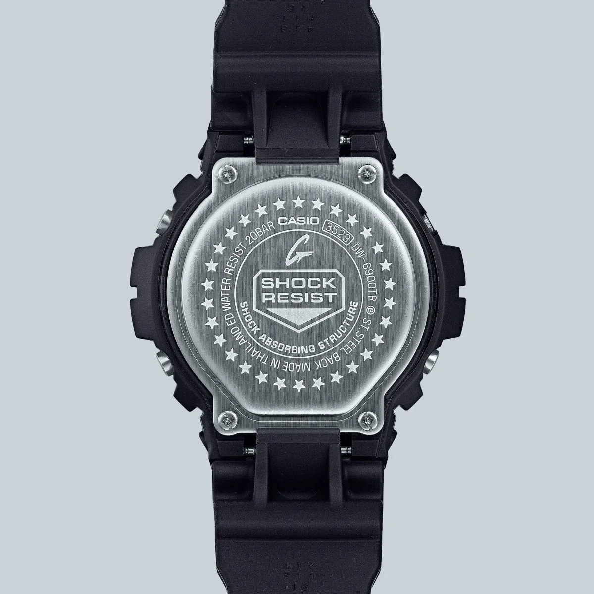 G-Shock Digital 6900 Series 30 Year Anniversary Black Case & Band, 200M WR - DW6900TR-1D