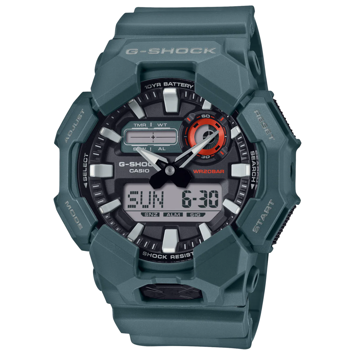 G-Shock Duel Rugged 200M WR 10YR Battery Watch - GA010-2A