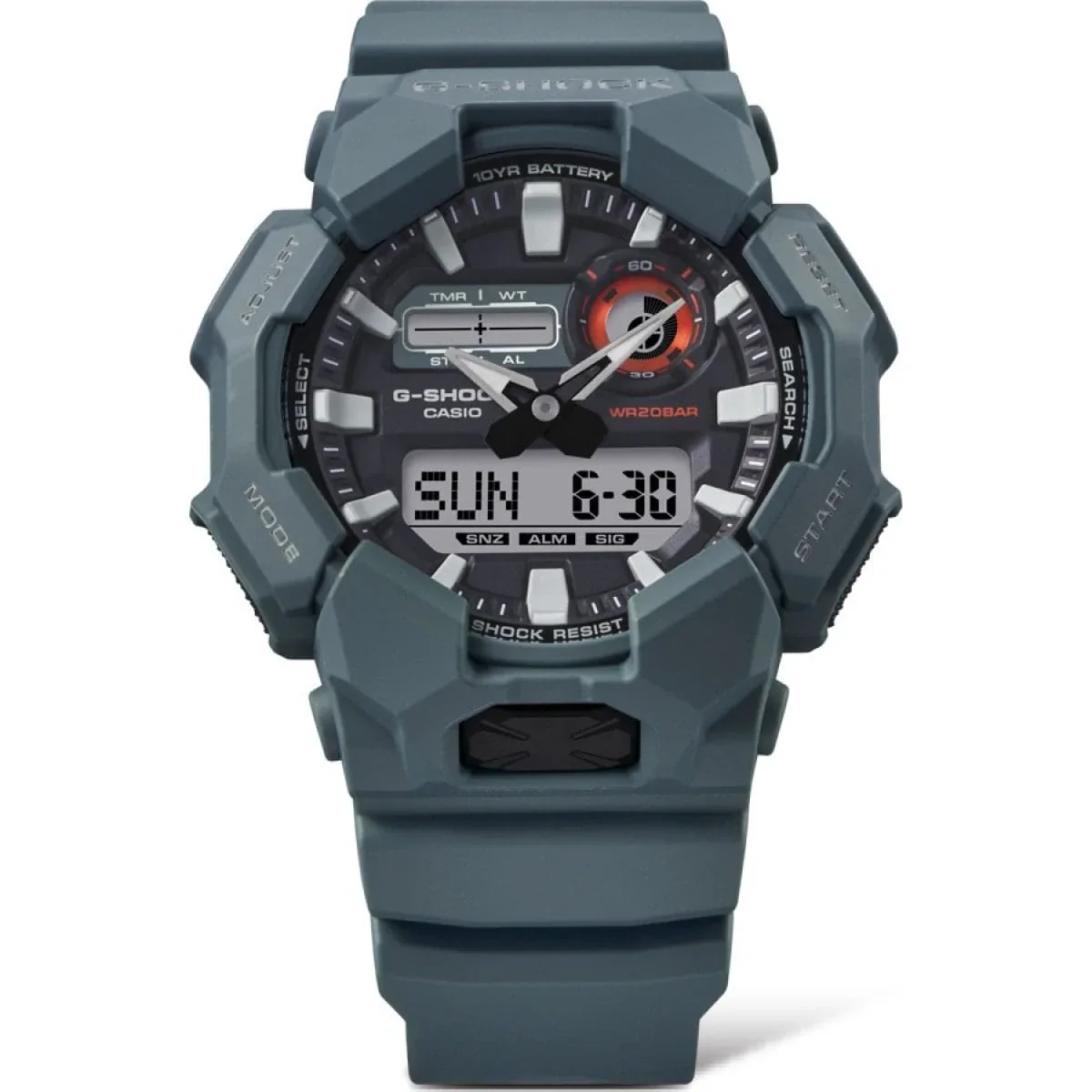 G-Shock Duel Rugged 200M WR 10YR Battery Watch - GA010-2A