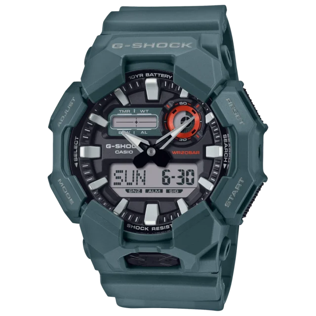 G-Shock Duel Rugged 200M WR 10YR Battery Watch - GA010-2A