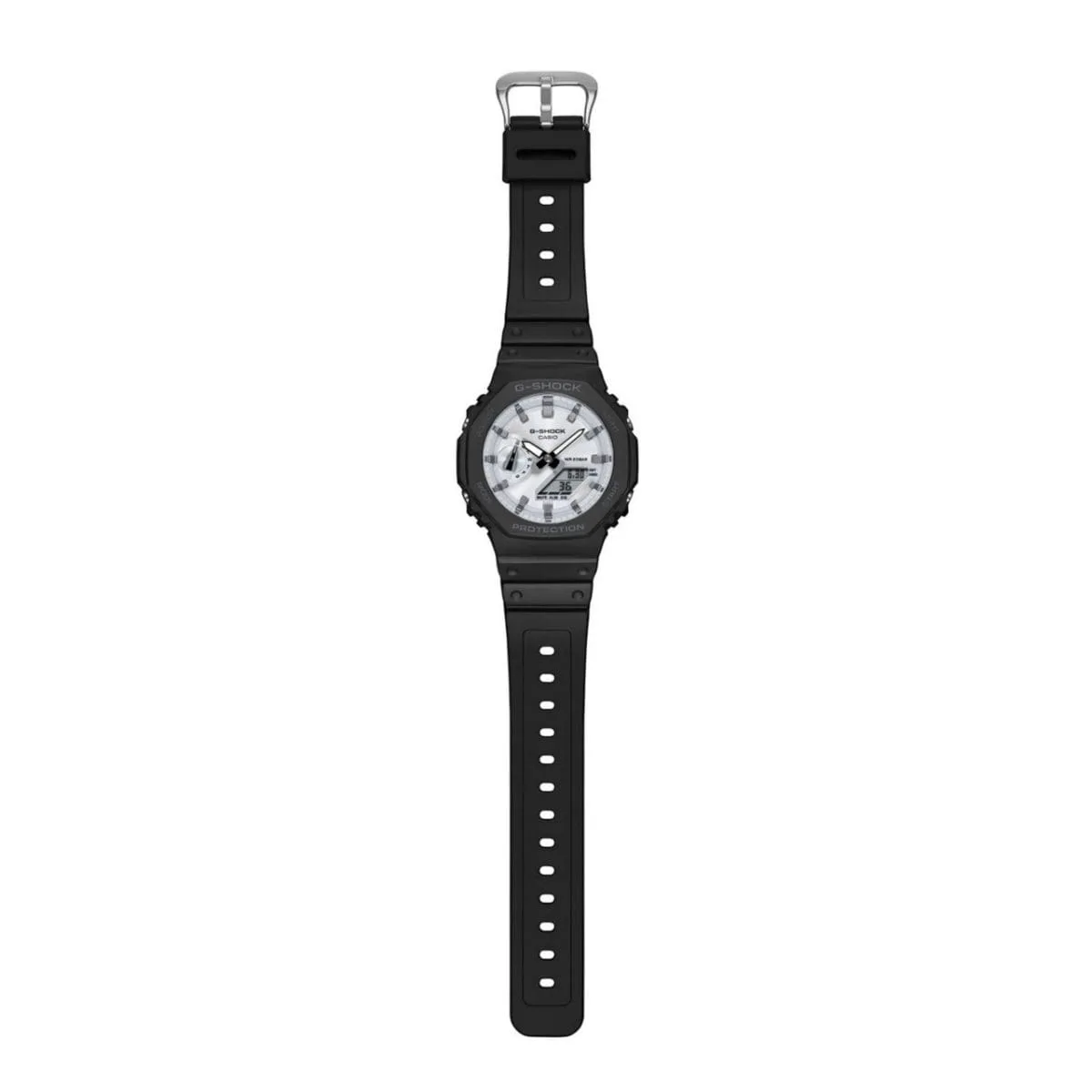 G-Shock Duo Black & White 200M WR Black Resin Band - GA2100WD-1A