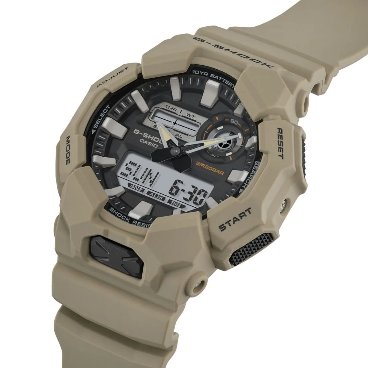 G-Shock Duo Rugged 200M WR Brownk Case & Resin Band - GA010-5A