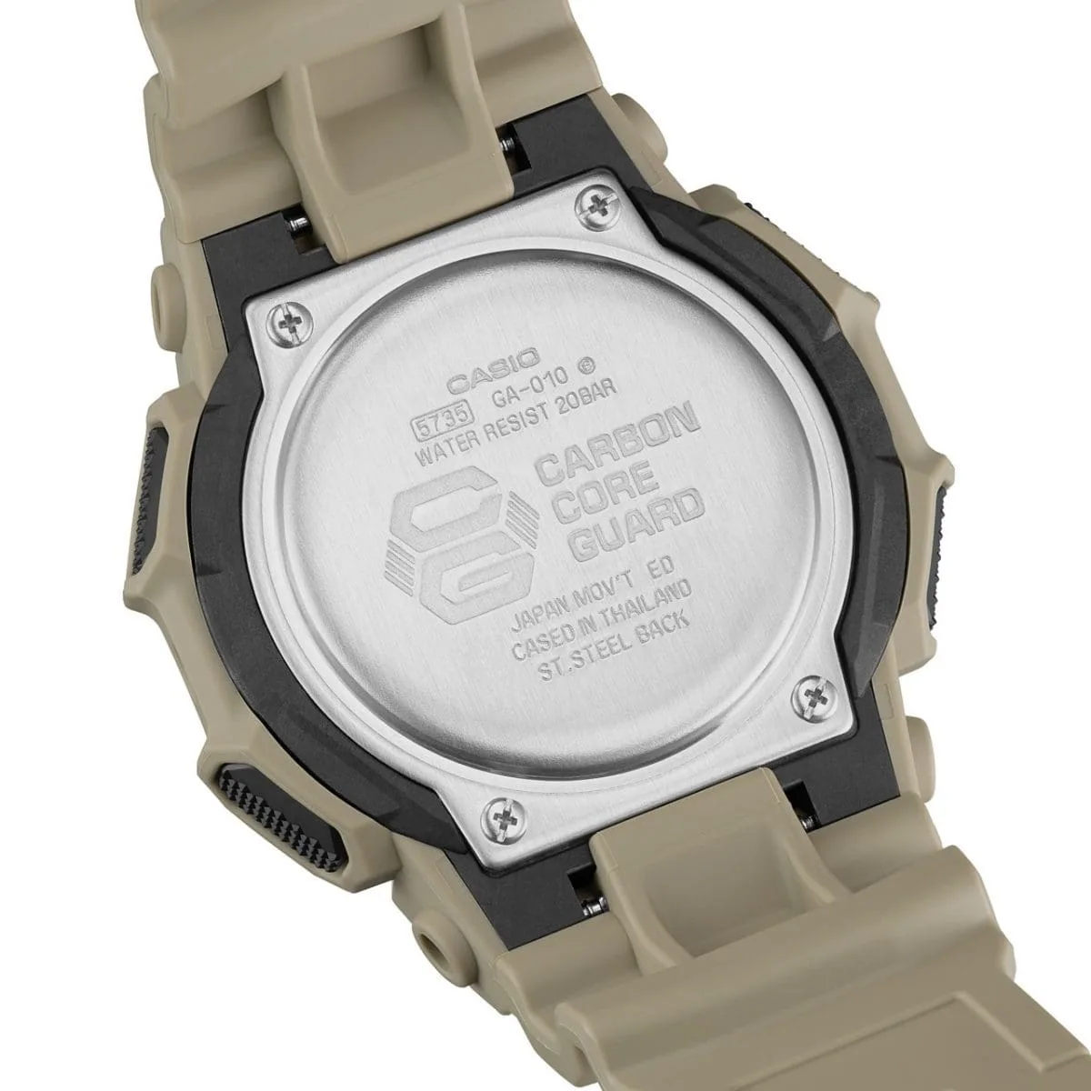 G-Shock Duo Rugged 200M WR Brownk Case & Resin Band - GA010-5A