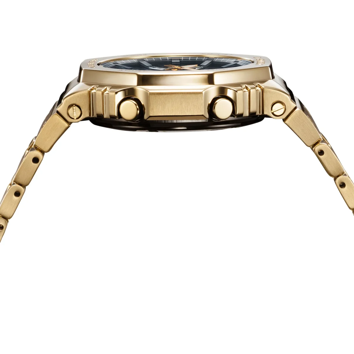 G-Shock Full Metal Solar Powered Black Dial Gold Tone Case & Band - GMB2100GD-9A