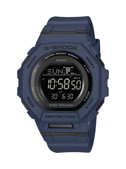 G-Shock G-SQUAD Bluetooth Step Tracker Digital Watch Blue GMDB300-2D