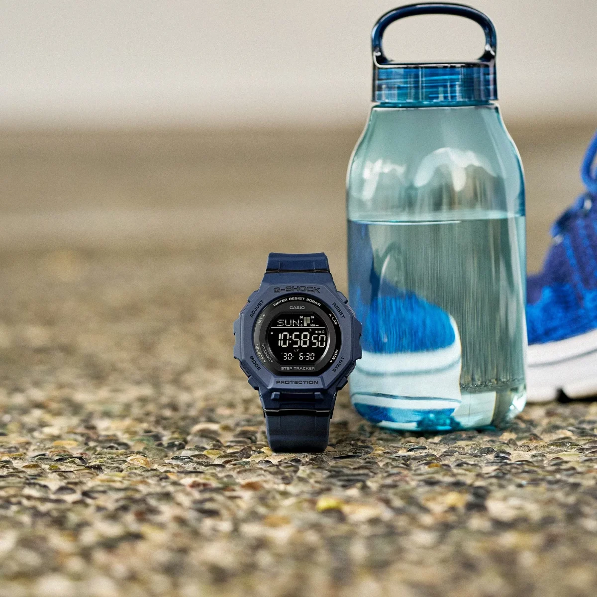 G-Shock G-SQUAD Bluetooth Step Tracker Digital Watch Blue GMDB300-2D